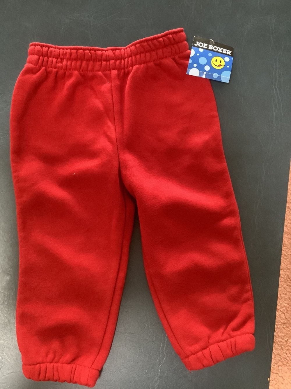 Kids Joe Boxer red sweatpants. Size 18 months